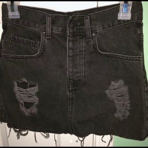 Forever 21 black mini skirt